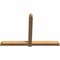 Ekena Millwork Eugene Smooth Timber Gable Bracket, Western Red Cedar, 96"W x 64"H x 5 1/2"D x 5 1/2"F, 16/12 Pitch GBW096X64X0606EUG00SWR - alternate 3